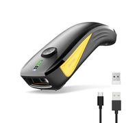 NETUM CS8501 Escáner Inalámbrico De Códigos QR - Escáner De Códigos De Barras Bluetooth Mejorado, Mini Lector Portátil 1D & 2D para Gestión De Inventario En Tablets, Android, iOS, PC Y POS