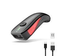 NETUM CS9501 Escáner QR Bluetooth - Escáner Inalámbrico Mejorado con Motor Zebra, Lector Portátil 2D para Gestión De Inventario En Tablets, Android, iOS, PC Y POS