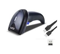 NETUM Escáner de códigos de Barras Bluetooth 2D 3 en 1 (2.4G inalámbrico y Bluetooth y Cable USB) Lector de códigos de Barras QR PDF417 DataMatrix para teléfono móvil Android iOS PC W8-X