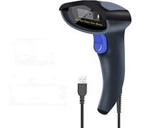 Netum - Lector de códigos de Barras QR 2D con Cable, Reproductor de imágenes/Lector de códigos de Barras automático omnidireccional (QR, PDF417, GS1, Data Matrix), con Cable USB