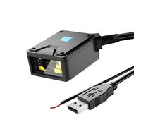 NetumScan - Escáner de códigos de barras 2D con soporte fijo Lector de códigos 1D/2D/QR de grado industrial con detección automática de inducción. Conector USB Adecuado para terminales de autoservicio