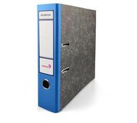 Netuno 1 pieza de Ekobox Archivador de Mármol color azul de 2 anillas lomo 75mm tamaño A4 de cartón para oficina estanterías carpetas escritorio