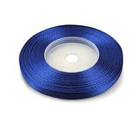 Netuno 1 rollo cinta raso azul intenso 6 mm x 32 m cinta tela decorativa regalo manualidades boda cumpleaños bautizo envoltorios scrapbooking tarjetas navidad proyectos DIY