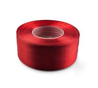 Netuno 1 rollo cinta raso rojo oscuro 38 mm x 32 m cinta tela decorativa regalo manualidades boda cumpleaños bautizo envoltorios scrapbooking tarjetas navidad proyectos DIY