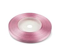 Netuno 1 rollo cinta raso rosa viejo 6 mm x 32 m cinta tela decorativa regalo manualidades boda cumpleaños bautizo envoltorios scrapbooking tarjetas navidad proyectos DIY