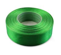 Netuno 1 rollo cinta raso verde hierba 25 mm x 32 m cinta tela decorativa regalo manualidades boda cumpleaños bautizo envoltorios scrapbooking tarjetas navidad proyectos DIY