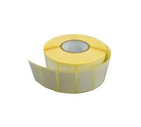 Netuno 1 rollo de etiquetas térmicas autoadhesivas blancas 32 x 20 mm núcleo de 40 mm 2000 unidades por rollo para impresoras envío códigos de barras precios cajas frascos logística embalaje casa