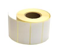 Netuno 1 rollo de etiquetas térmicas autoadhesivas blancas 60 x 30 mm núcleo de 40 mm 1000 unidades por rollo para impresoras envío códigos de barras precios cajas frascos logística embalaje casa