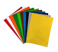 Netuno 10 hojas de fieltro decorativo multicolor A3 1mm fieltro para manualidades costura DIY artesanía niños decoración bodas Pascua primavera