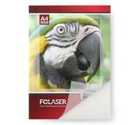 Netuno 10 hojas de lámina autoadhesiva transparente mate A4 210 x 297 mm Folaser papel adhesivo película imprimible para impresoras láser copiadoras etiquetas pegatinas precios oficina rótulos