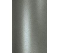 Netuno 10 hojas de papel nacarado color gris A4 210 x 297 mm 120 g Aster Metallic Grey perlado en ambas caras para invitaciones bodas tarjetas scrapbooking manualidades origami vales menús Navidad
