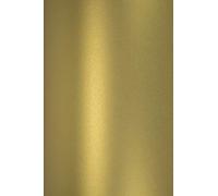 Netuno 10 hojas de papel nacarado color oro real A5 148 x 210 mm 120 g Majestic Real Gold perlado en ambas caras brillo para invitaciones bodas tarjetas origami folletos vales manualidades Navidad