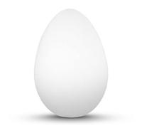 Netuno 10 Huevos de poliestireno de 9 cm de Color Blanco Ideales para decoración de Pascua Manualidades Modelado como Regalo