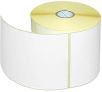 Netuno 10 rollos de etiquetas térmicas autoadhesivas blancas 100 x 150 mm núcleo de 25 mm 500 unidades por rollo para impresoras envío códigos de barras precios cajas frascos logística embalaje