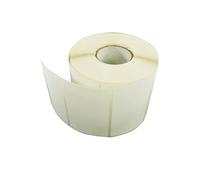Netuno 10 rollos de etiquetas térmicas autoadhesivas blancas 80 x 50 mm núcleo de 40 mm 1000 unidades por rollo para impresoras envío códigos de barras precios cajas frascos logística embalaje