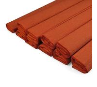 Netuno 10 rollos de papel crepé marrón claro 200 x 50 cm papel para manualidades decoración fiestas bodas cumpleaños DIY envoltorios regalo carnaval Pascua Navidad