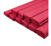 Netuno 10 rollos de papel crepé rojo oscuro 200 x 50 cm papel para manualidades decoración fiestas bodas cumpleaños DIY envoltorios regalo carnaval Pascua Navidad