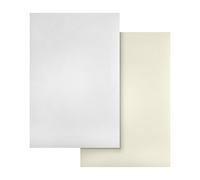 Netuno 100 hojas de cartulina verjurada color blanco & marfil A4 210 x 297 mm 120 g Aster Laid papel texturizado en ambas caras para impresoras invitaciones folletos papelería diplomas certificados