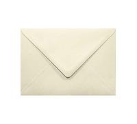 Netuno 100 sobres acanalados marfil B6 125 x 175 mm 120 g Aster Laid Ivory solapa en punta engomada sin ventana sobres elegantes con textura estriada para invitaciones tarjetas bodas cartas dinero