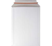 Netuno 100 sobres de cartón B4 250×353 mm blancos 450 g cierre autoadhesivo sin ventana para documentos A4 con contenido adicional