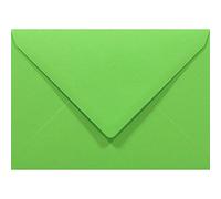 Netuno 100 sobres de color verde C6 114 x 162 mm 80 g Rainbow solapa en punta engomada sin ventana para invitaciones bodas tarjetas de felicitación notas de agradecimiento facturas folletos vales