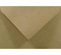 Netuno 100 sobres de papel kraft color marrón arena C5 162 x 229 mm solapa en pico engomada sin ventana reciclados retro vintage ideales para invitaciones tarjeta boda diplomas vales regalo folletos