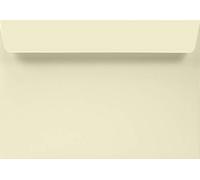 Netuno 100 sobres grandes suaves de marfil C5 162 x 229 mm 120 g Aster Smooth Ivory solapa recta autoadhesiva sin ventana sobres elegantes para invitaciones bodas tarjetas folleto cupones volantes
