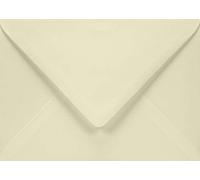 Netuno 100 sobres suaves de marfil B6 125 x 175 mm 120 g Aster Smooth Ivory solapa en pico engomada sin ventana sobres elegantes para invitaciones bodas tarjetas folletos cupones vales volantes