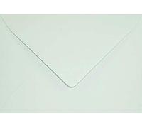 Netuno 100 Sobres verde pastel B6 125 x 175 mm 120 g Keaykolour Pastel Green papel mate sin estucar sin ventana solapa puntiaguda cierre con engomado húmedo para invitaciones tarjetas y postales