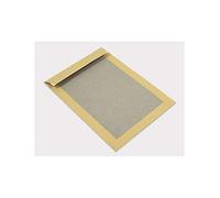Netuno 100x sobres grandes postales marrónes con dorso de cartón gris DIN C4 229x324mm 400g solapa recta sin ventana con despegable tira adhesiva para envíos correos certificados contratos fotografías