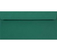 Netuno 100x sobres largos de color verdes oscuros DIN DL 110x220mm 90g Burano English Green solapa autoadhesiva recta sin ventana para invitaciones boda tarjetas felicitación Navidad bricolaje Pascua