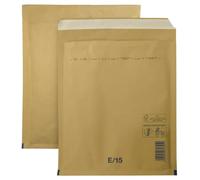 Netuno 10x sobres acolchados con burbujas de aire marrones DIN 15/E 240x265mm sobres de burbuja de aire autosellados reciclables resistentes al desgarro bolsa embalaje envíos postales tránsito ropas