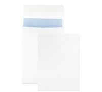 Netuno 125 blancos sobres con pliegues laterales C5 162 x 229 mm 120g solapa recta autoadhesiva sin ventana sobres expandibles para envíos correos facturas documentos catálogos revistas libros fotos