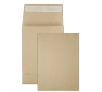 Netuno 125 sobres con pliegues laterales kraft marrón C5 162 x 229 mm 120g solapa recta autoadhesiva sin ventana expandibles para envíos correos facturas documentos catálogos revistas libros fotos