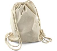 Netuno 1x mochila algodón color natural 38 x 42 cm 140g bolsa tela gymbag saco cordón sin impresión bolsa para pintar mochila cuerda ligera para escuela deporte compras