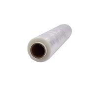Netuno 1x rollo de film estirable transparente 2,5 kg peso ancho 50 cm espesor 23 µm lámina elástica película de polietileno retráctil para embalar paletas paquetes cajas mudanzas transporte