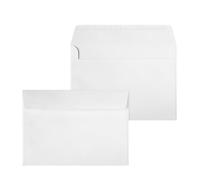 Netuno 20 sobres grandes de color blanco C5 162 x 229 mm 120g solapa recta autoadhesiva sobres elegantes para tarjetas de felicitación invitaciones bodas A5 cartas empresa folletos menús bonos