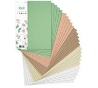Netuno 25 hojas de papel creativo colores naturales A4 210 x 297 mm 100-170 g juego de 5 colores surtidos cartón decorativo para manualidades tarjeta collage calendarios invitaciones proyecto