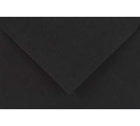 Netuno 25 mini sobres negros DIN C7 85x120mm 115g Sirio Color Pietra pequeños engomados solapa puntiaguda sin ventana para invitaciones tarjetas dinero monedas regalos semillas botones joyas pésame