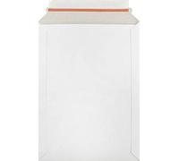 Netuno 25 sobres de cartón B5 Plus 215×270 mm blancos 450 g cierre autoadhesivo sin ventana para catálogos pequeños y fotos