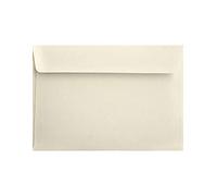 Netuno 25 sobres grandes acanalados marfil C5 162 x 229 mm 120 g Aster Laid Ivory solapa recta autoadhesiva sin ventana sobres elegantes con textura estriada para invitaciones tarjetas bodas facturas