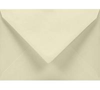 Netuno 25 sobres grandes suaves de marfil C5 162 x 229 mm 120 g Aster Smooth Ivory solapa en pico engomada sin ventana sobres elegantes para invitaciones bodas tarjetas folletos cupones vales volantes