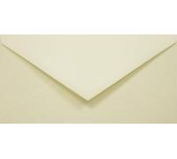 Netuno 25 sobres largos acanalados marfil DL 110 x 220 mm 120 g Aster Laid Ivory solapa puntiaguda cierre adhesivo en húmedo sin ventana elegantes con textura estriada para tarjetas bodas facturas