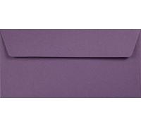 Netuno 25 sobres largos de color morado DL 110x220 mm 120g Kreative Lavender solapa recta autoadhesiva sin ventana reciclados coloridos para invitaciones tarjetas bodas cumpleaños folletos