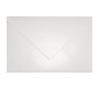Netuno 25 sobres nacarados blancos DIN C5 162x229mm 120g Aster Metallic White con solapa engomada puntiaguda sin ventana para invitaciones boda Navidad cumpleaños cartas tarjetas fiestas bricolaje