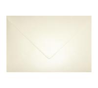 Netuno 25 sobres nacarados cremosos DIN C5 162x229mm 120g Aster Metallic Cream con solapa engomada puntiaguda sin ventana para invitaciones boda Navidad cumpleaños tarjetas fiestas cartas bricolaje