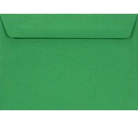 Netuno 25x sobres de color verdes DIN C6 114x162mm 90g Burano Verde Bandiera solapa autoadhesiva recta sin ventana para invitaciones boda fiesta tarjetas felicitación Navidad bautismo bricolaje fotos