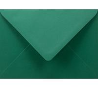 Netuno 25x sobres de color verdes oscuros DIN B6 125x175mm 90g Burano English Green solapa engomada puntiaguda sin ventana para invitaciones boda cumpleaños tarjetas felicitación Navidad bricolaje