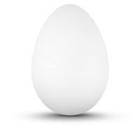 Netuno 5 Huevos de poliestireno de 15 cm de Color Blanco Ideales para decoración de Pascua Manualidades Modelado como Regalo