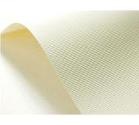 Netuno 50 hojas de cartón texturizado crema con relieve en estriado A3 297 x 420 mm 246 g Elfenbens Chamois cartulina unilateral para impresoras tarjetas diplomas invitaciones certificados menús